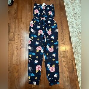 Harlow Floral Strapless Bodysuit NWT